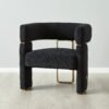 Modern Minimalist Fabric Discussion Leisure Sofa Chair Designer Single Chair Internet Celebrity Chair Nordic Metal Leisure Chair