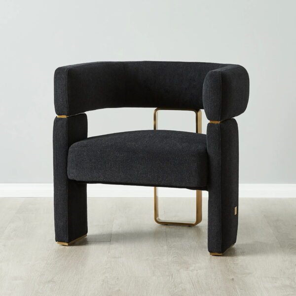 Modern Minimalist Fabric Discussion Leisure Sofa Chair Designer Single Chair Internet Celebrity Chair Nordic Metal Leisure Chair