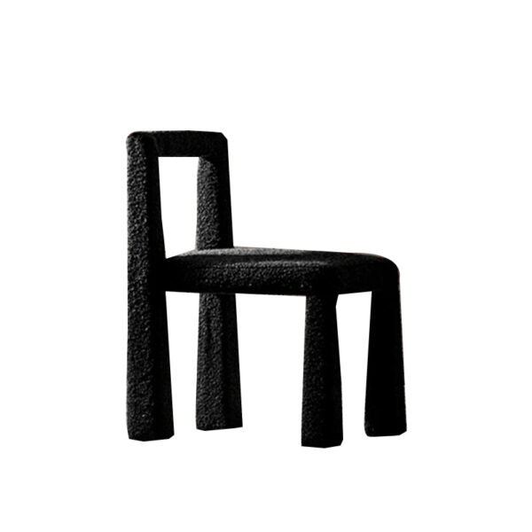 Silky Style Lambskin Dining Table and Chair Designer Chair Modern Simple Home Makeup Stool Internet Popular ins Chair