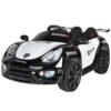 Kids Electric Police Car Ride-On, 4-Wheel, Remote Control, Double Doors, Rechargeable