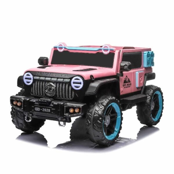 Kids Electric Ride-On Car, 4-Wheel, Remote Control, Music, Rechargeable