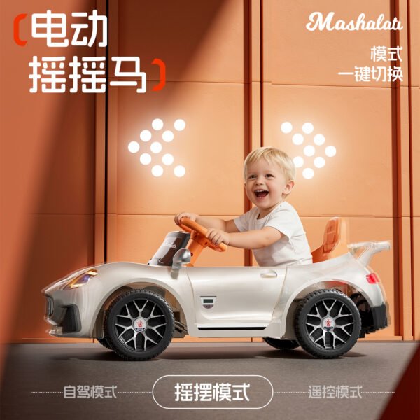 Kids Electric Ride-On Car, 4WD with Remote Control, Seats a Child