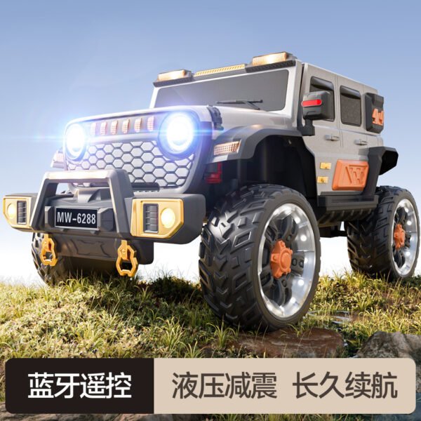 Kids Electric Ride-On Off-Road Jeep-Style Car, 4WD, Real Shock Absorbers, Remote Control