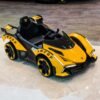Kids Electric Sports Car Ride-On, 4-Wheel, Remote Control & Swing, Rechargeable