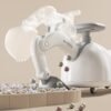 Kids Multifunctional Peanut Ride-On Car / Rocking Excavator, Music & Lights (Ages 1-5)