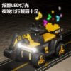 Large Kids Electric Ride-On Excavator, Remote Control, Bluetooth Early Education Lighting