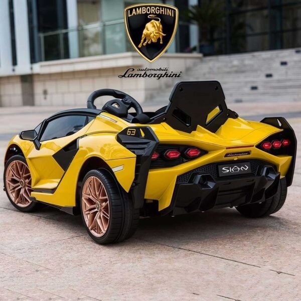 Large Kids Electric Ride-On Sports Car with Remote Control, Bluetooth Music & Swing Function
