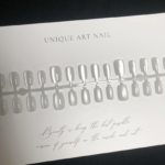 Ice Through Glass Beads Wearable Press-On Nails - Cat Eye Multi-Color Nail Art Strips, 30 Pieces