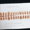 Ice Through Glass Beads Wearable Press-On Nails - Cat Eye Multi-Color Nail Art Strips, 30 Pieces
