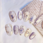 Aurora Mermaid Cat-Eye Nail Art - Spring Bohemian Wearable Nails
