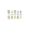 Dunhuang Gold Foil Divine Deer Wearable Nails - Chinese Light Luxury Style