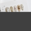 Ocean Goddess Summer Wearable Press-On Nails - Y2K Foreign Trade Style Full Cover Nail Art Strips