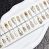 Ocean Goddess Summer Wearable Press-On Nails - Y2K Foreign Trade Style Full Cover Nail Art Strips