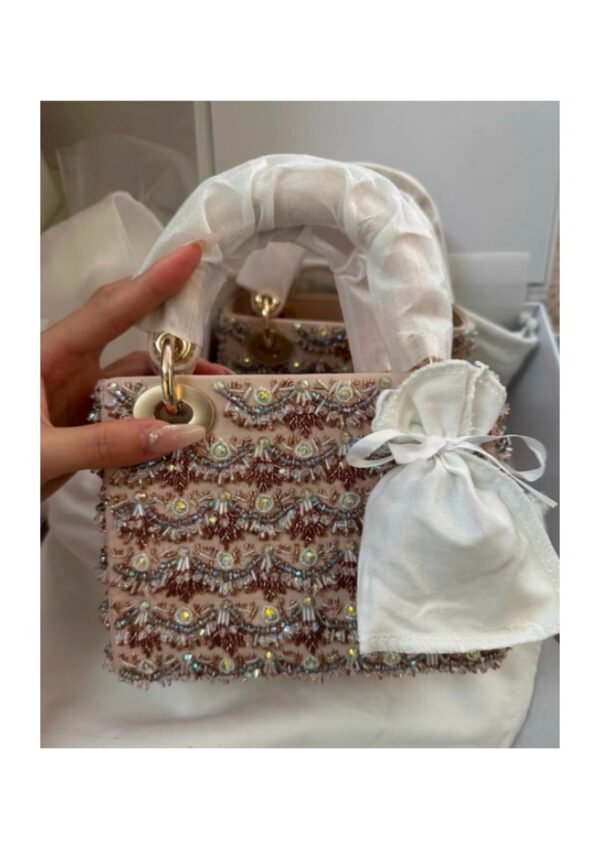 Embellished Mini Top-Handle Bag