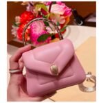 Pink Quilted Mini Top-Handle Bag