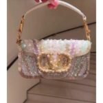 Pearl Embellished Mini Shoulder Bag