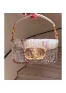 Pearl Embellished Mini Shoulder Bag