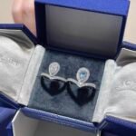 Blue Pear-Cut S925 Silver Ring