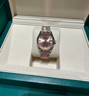 Rose-Tone Dial Bracelet Watch