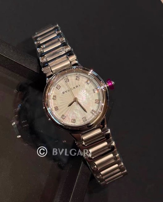 Round Crystal Bracelet Watch