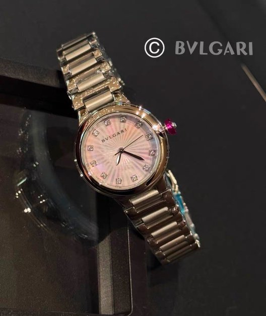 Round Crystal Bracelet Watch