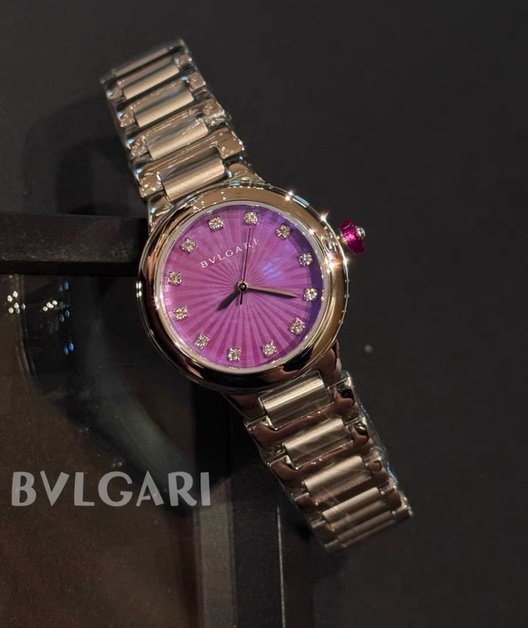 Round Crystal Bracelet Watch