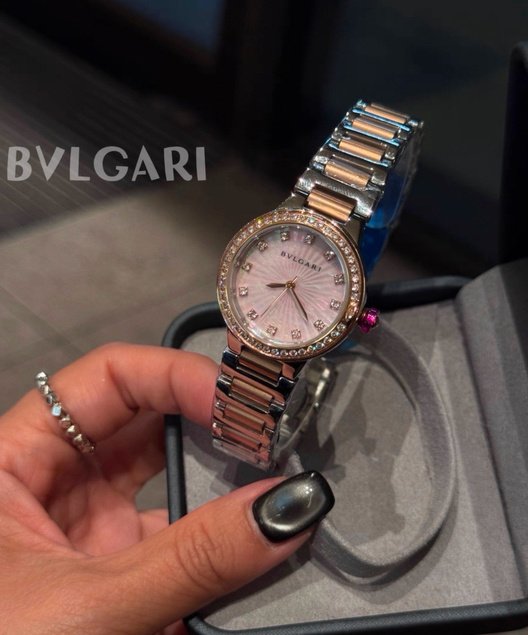 Round Crystal Bracelet Watch