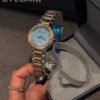 Round Crystal Bracelet Watch