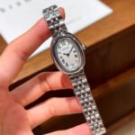 Oval Roman-Numeral Bracelet Watch