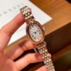 Oval Roman-Numeral Bracelet Watch