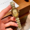 Oval Roman-Numeral Bracelet Watch