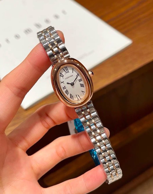 Oval Roman-Numeral Bracelet Watch