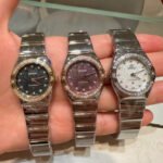 Crystal-Bezel Integrated Bracelet Watch