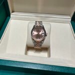 Rose Dial Two-Tone Watch