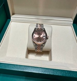 Rose Dial Two-Tone Watch