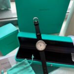 Black Strap Oval Watch