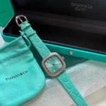 Turquoise Strap Cushion Watch