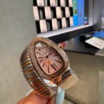 Rose-Tone Flexible Bracelet Watch