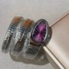 Serpentine Bracelet Oval Watch